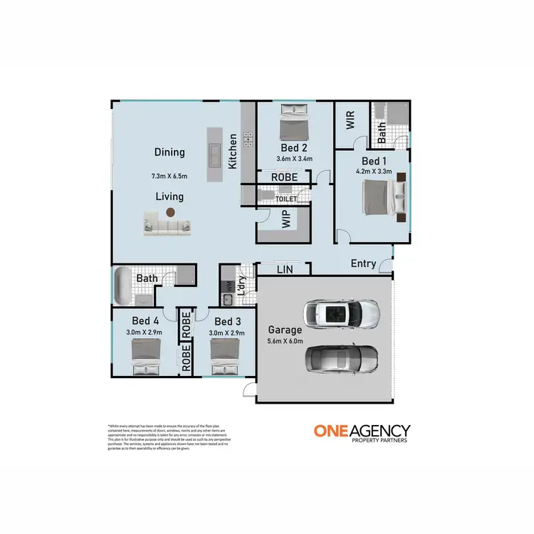Floorplan of Homely house listing, 60 Panaia Boulevard, Truganina VIC 3029