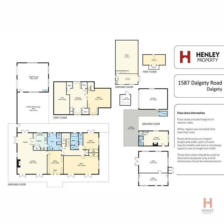 Floorplan of Homely rural property listing, 1587 Dalgety Road, Dalgety NSW 2628