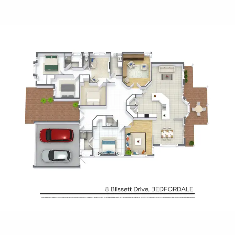 Floorplan of Homely house listing, 8 Blissett Drive, Bedfordale WA 6112