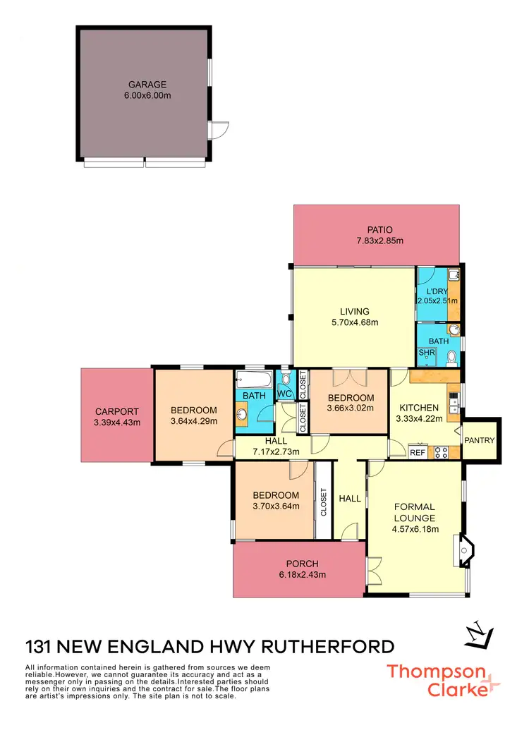 Floorplan of Homely house listing, 131 New England Highway, Rutherford NSW 2320