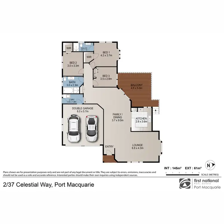 Floorplan of Homely villa listing, 2/37 Celestial Way, Port Macquarie NSW 2444