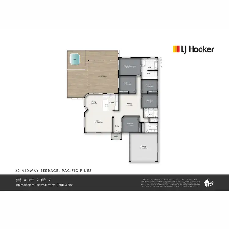 Floorplan of Homely house listing, 22 Midway Terrace, Pacific Pines QLD 4211