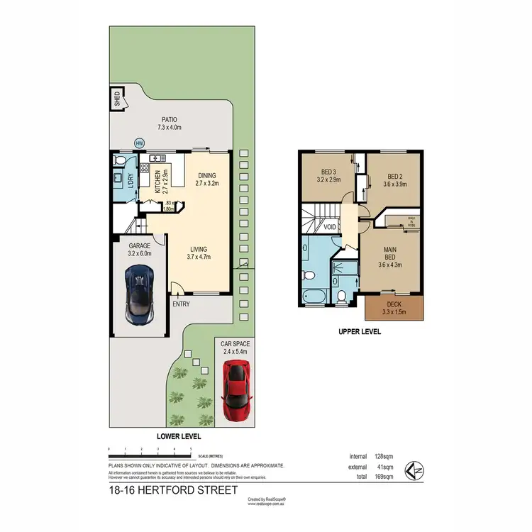 Floorplan of Homely townhouse listing, 18/16 Hertford Street, Upper Mount Gravatt QLD 4122