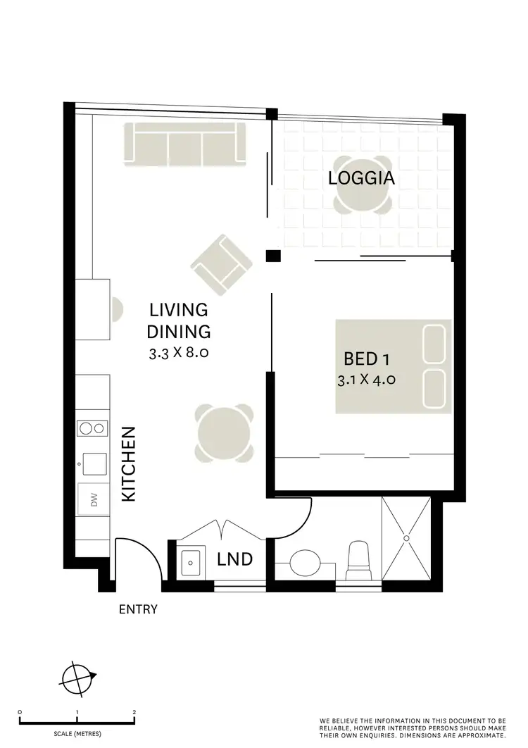 Floorplan of Homely apartment listing, 22/517 Elizabeth Street, Surry Hills NSW 2010