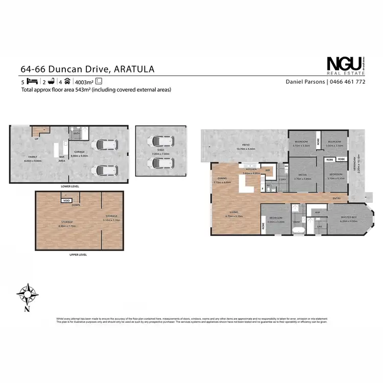 Floorplan of Homely house listing, 64 - 66 Duncan Drive, Aratula QLD 4309