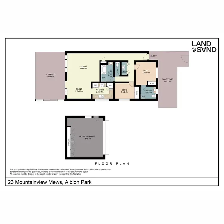 Floorplan of Homely villa listing, 23 Mountainview Mews, Albion Park NSW 2527
