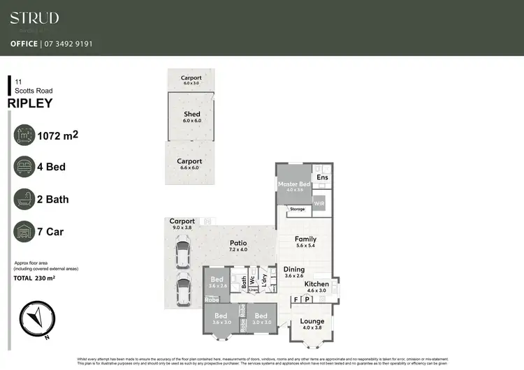 Floorplan of Homely house listing, 11 Scotts Road, Ripley QLD 4306