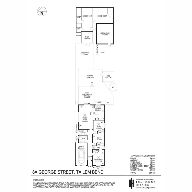 Floorplan of Homely house listing, 8A George Street, Tailem Bend SA 5260