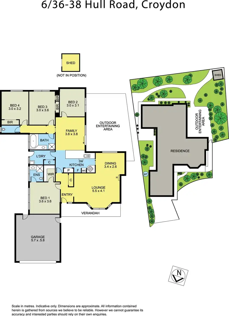 Floorplan of Homely unit listing, 6/36-38 Hull Road, Croydon VIC 3136