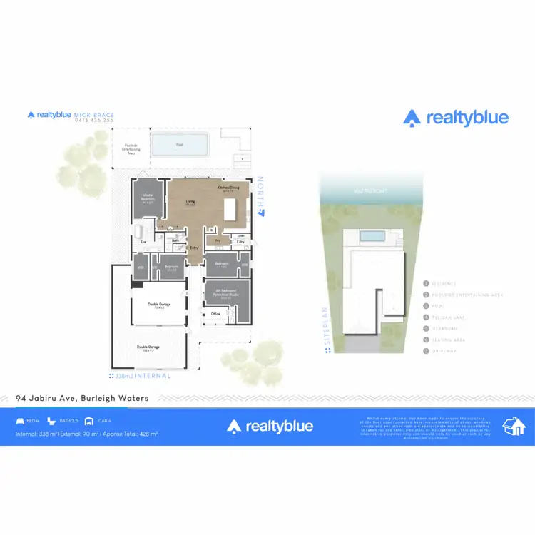 Floorplan of Homely house listing, 94 Jabiru Avenue, Burleigh Waters QLD 4220