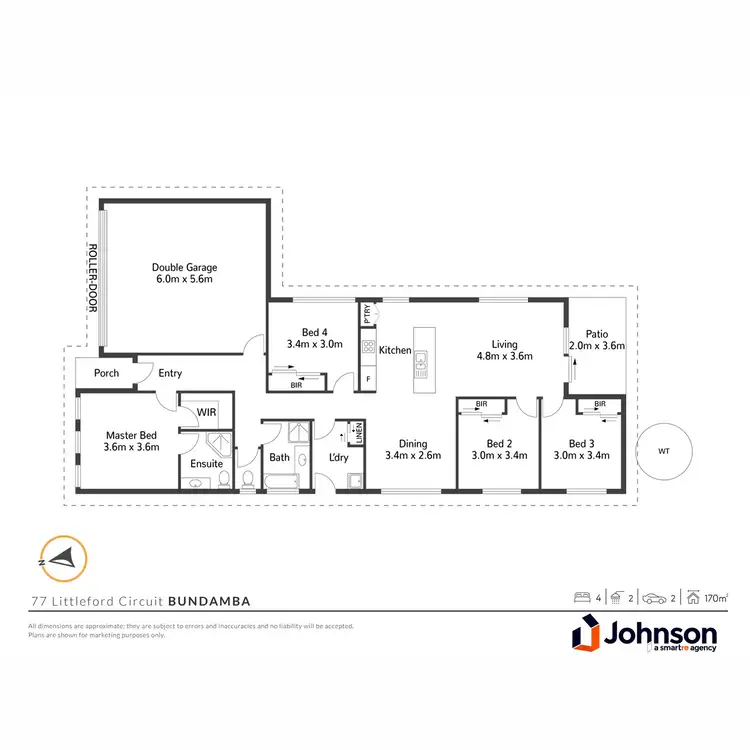 Floorplan of Homely house listing, 77 Littleford Circuit, Bundamba QLD 4304