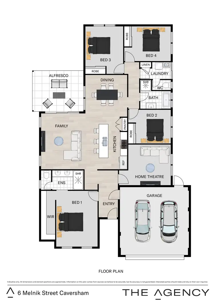 Floorplan of Homely house listing, 6 Melnik Street, Caversham WA 6055