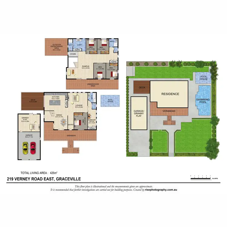 Floorplan of Homely house listing, 219 Verney Road East, Graceville QLD 4075