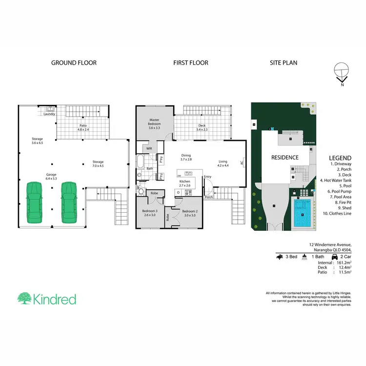 Floorplan of Homely house listing, 12 Windemere Avenue, Narangba QLD 4504