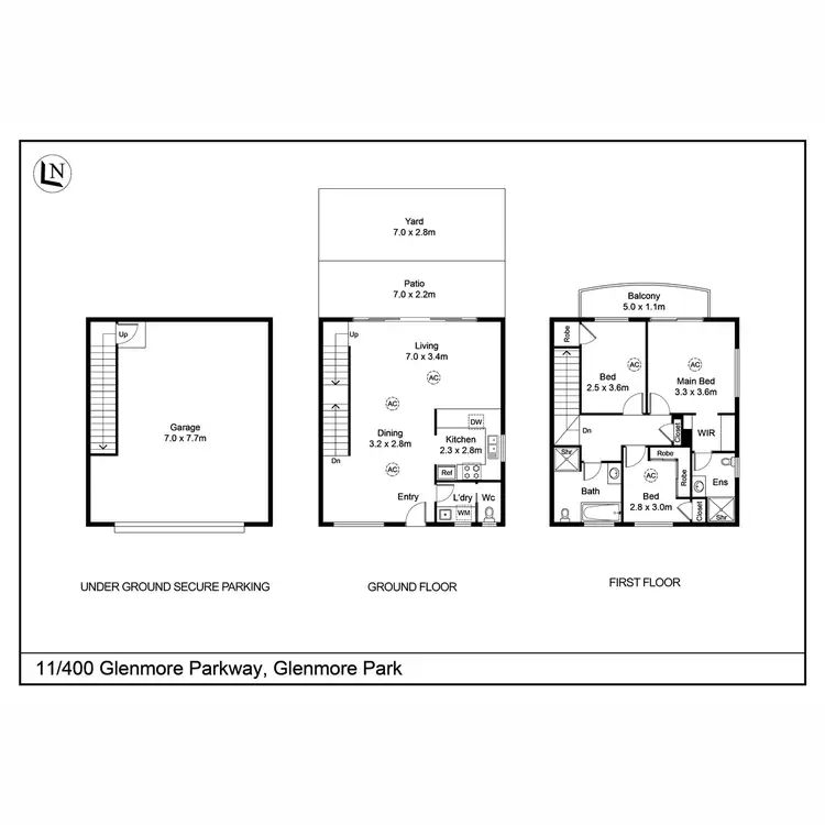 Floorplan of Homely house listing, 11/400 Glenmore Parkway, Glenmore Park NSW 2745