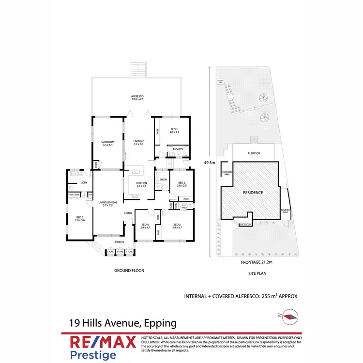 Floorplan of Homely house listing, 19 Hills Avenue, Epping NSW 2121