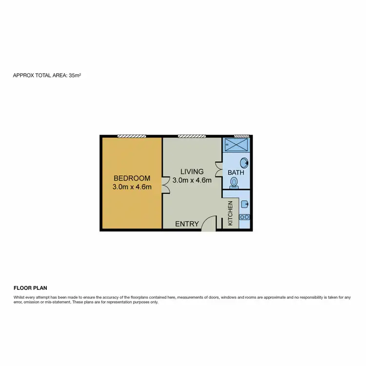 Floorplan of Homely apartment listing, 11/140 Moray Street, New Farm QLD 4005