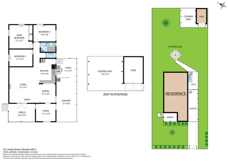 Floorplan of Homely house listing, 10 Lowth Street, Rosslea QLD 4812