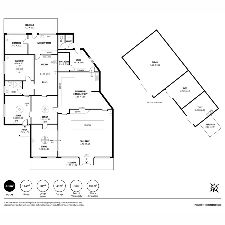 Floorplan of Homely house listing, 132 Three Chain Road, Port Pirie South SA 5540
