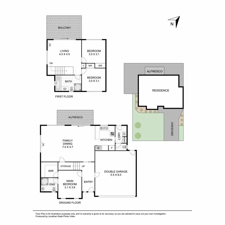 Floorplan of Homely house listing, 30 Fairway Crescent, Mccrae VIC 3938