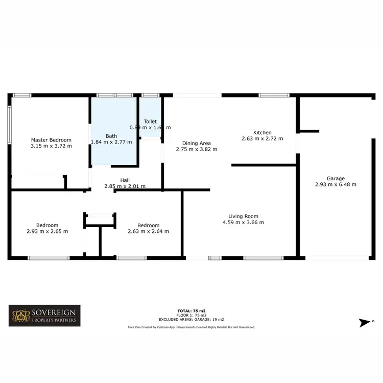 Floorplan of Homely house listing, 5 Walnut Court, Newtown QLD 4350