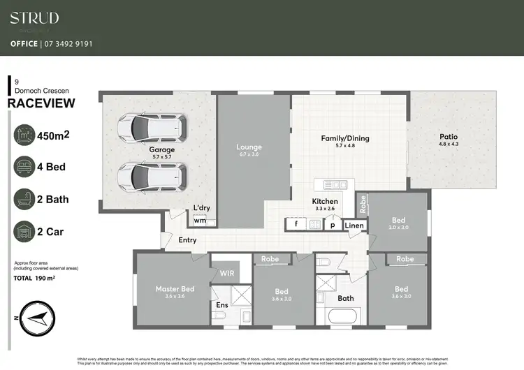 Floorplan of Homely house listing, 9 Dornoch Crescent, Raceview QLD 4305