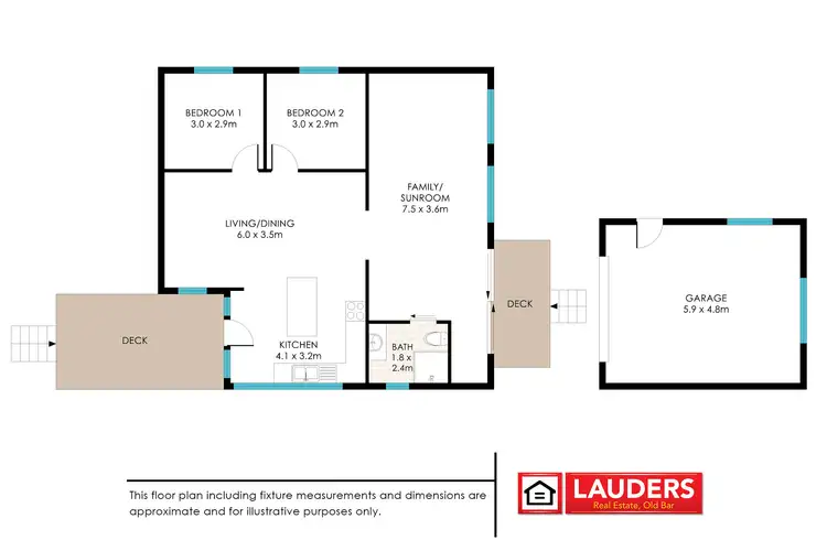 Floorplan of Homely house listing, 11 George Street, Old Bar NSW 2430