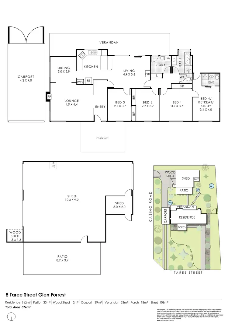 Floorplan of Homely house listing, 8 Taree Street, Glen Forrest WA 6071