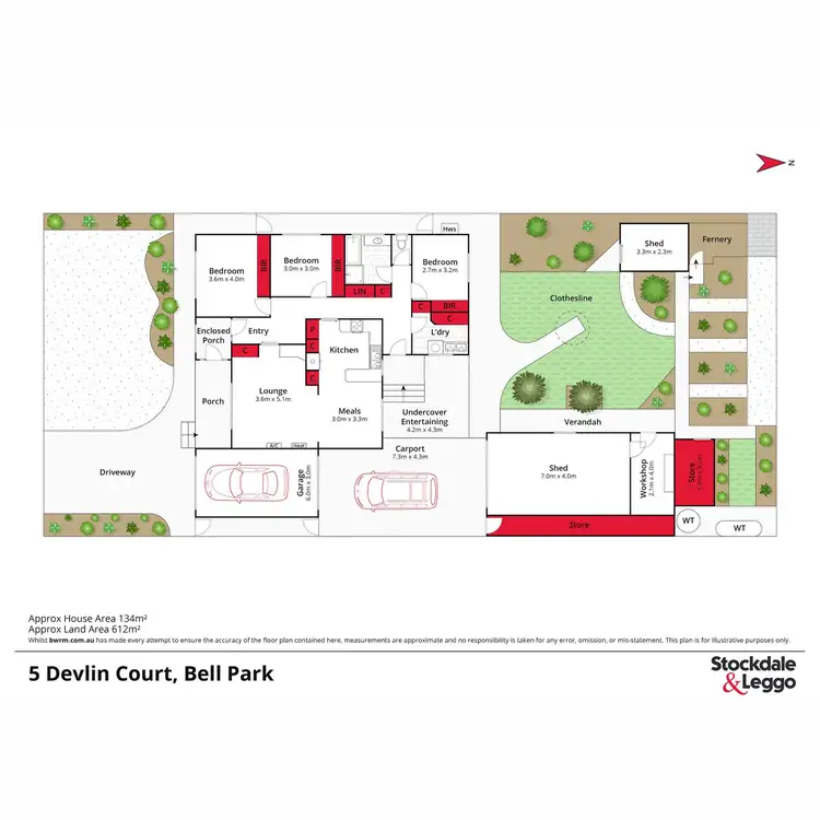 Floorplan of Homely house listing, 5 Devlin Court, Bell Park VIC 3215
