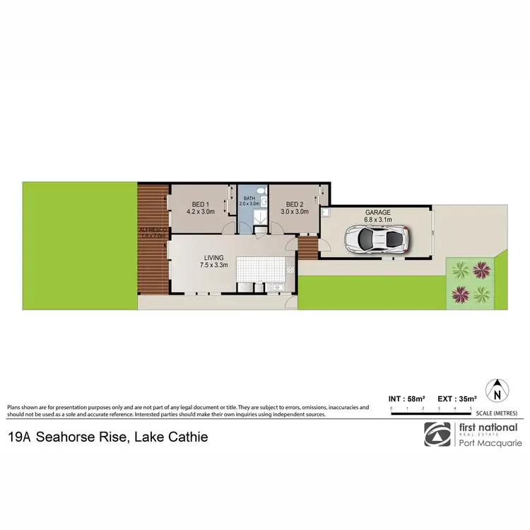 Floorplan of Homely villa listing, 19a Seahorse Rise, Lake Cathie NSW 2445