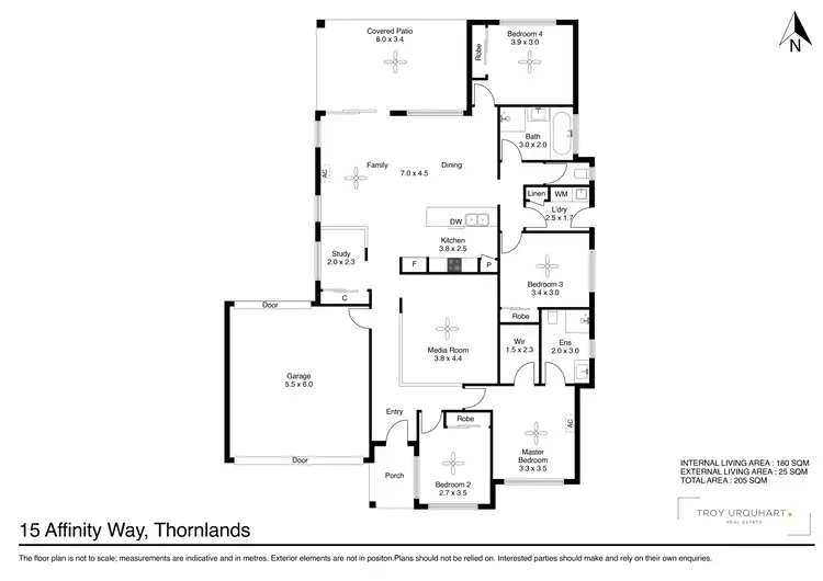 Floorplan of Homely house listing, 15 Affinity Way, Thornlands QLD 4164