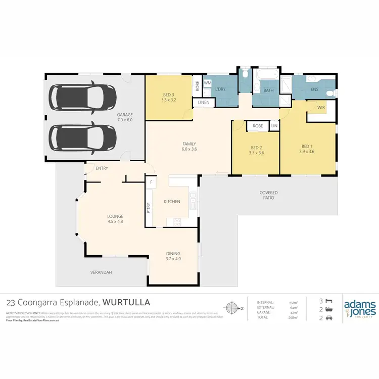 Floorplan of Homely house listing, 23 Coongarra Esplanade, Wurtulla QLD 4575