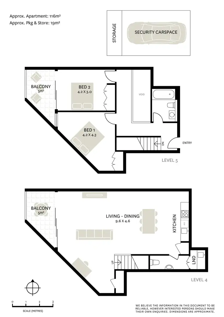 Floorplan of Homely apartment listing, 522/46-50 Burton Street, Darlinghurst NSW 2010
