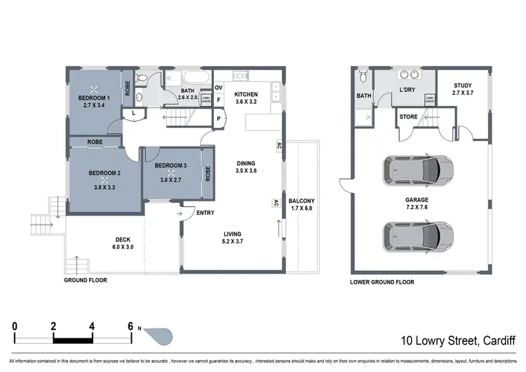 Floorplan of Homely house listing, 10 Lowry Street, Cardiff NSW 2285