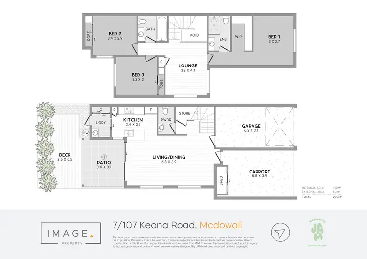 Floorplan of Homely townhouse listing, 7/107 Keona Road, Mcdowall QLD 4053
