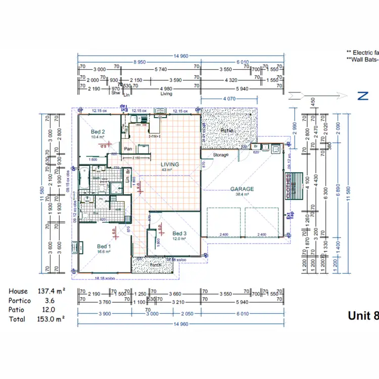 Floorplan of Homely unit listing, 8/49 Rockhampton Road, Yeppoon QLD 4703