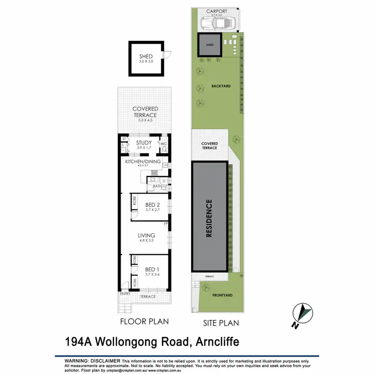 Floorplan of Homely house listing, 194A Wollongong Road, Arncliffe NSW 2205