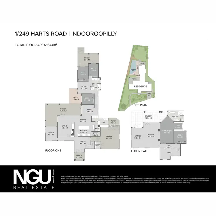 Floorplan of Homely house listing, 249 Harts Road, Indooroopilly QLD 4068
