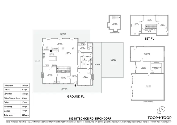 Floorplan of Homely rural property listing, 189 Nitschke Road, Krondorf SA 5352