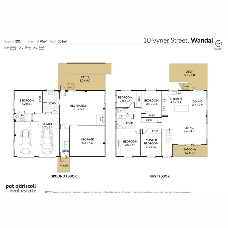 Floorplan of Homely house listing, 10 Vyner Street, Wandal QLD 4700