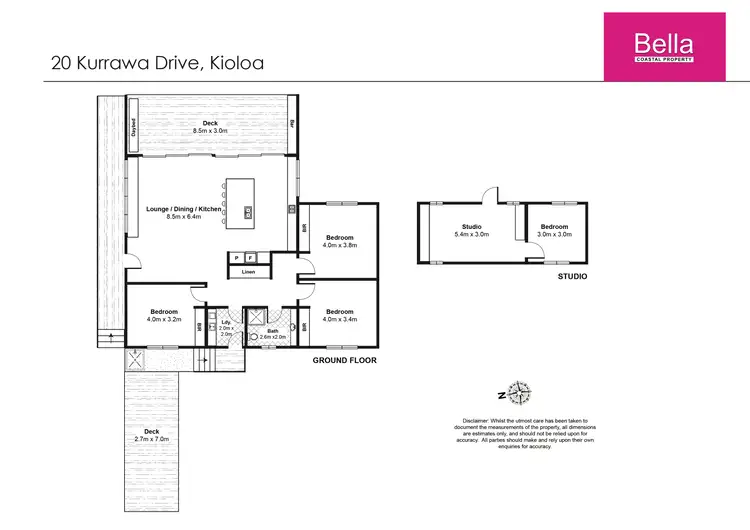 Floorplan of Homely house listing, 20 Kurrawa Drive, Kioloa NSW 2539