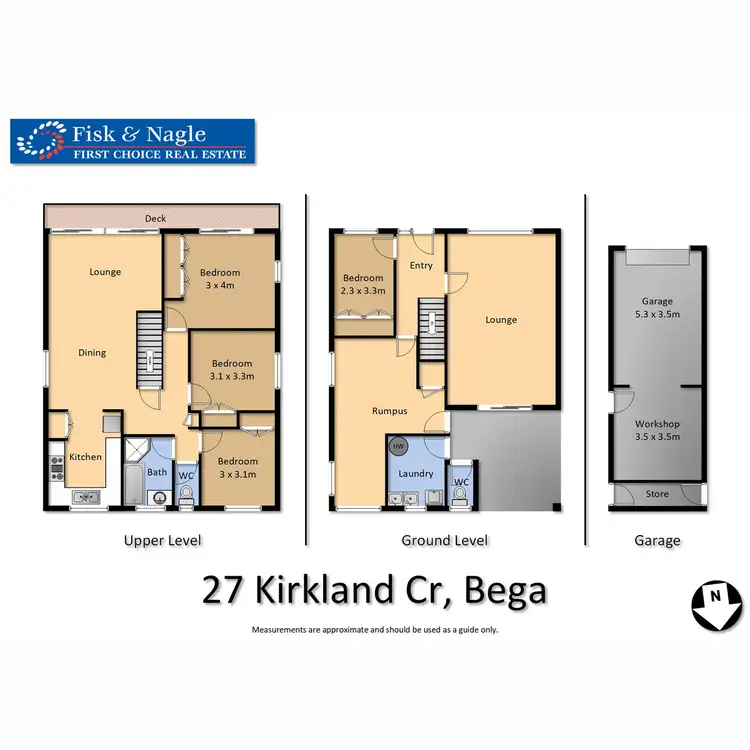 Floorplan of Homely house listing, 27 Kirkland Crescent, Bega NSW 2550
