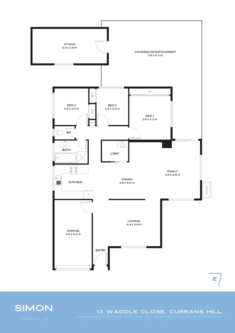 Floorplan of Homely house listing, 13 Wardle Close, Currans Hill NSW 2567