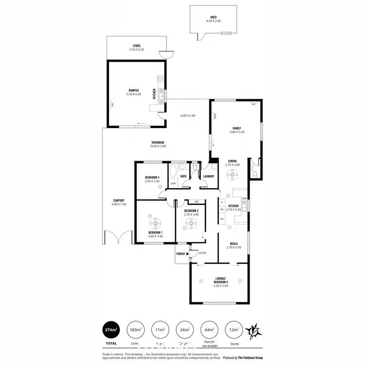 Floorplan of Homely house listing, 61 Far View Crescent, Ridgehaven SA 5097
