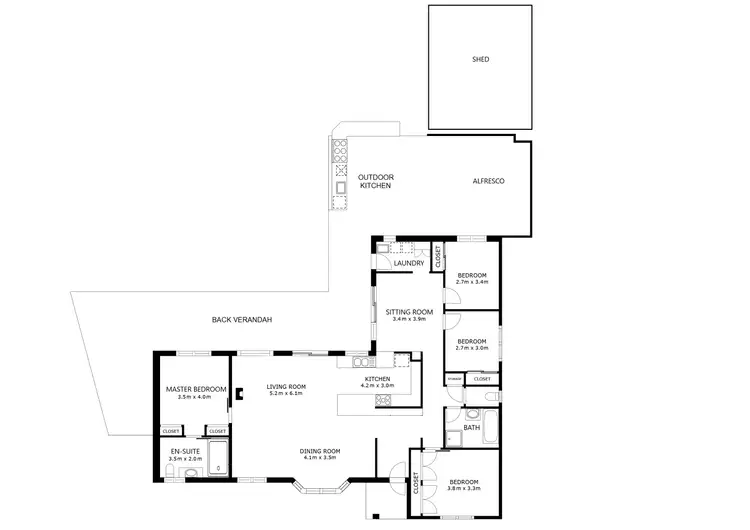 Floorplan of Homely house listing, 17 Benn Crescent, West Albury NSW 2640