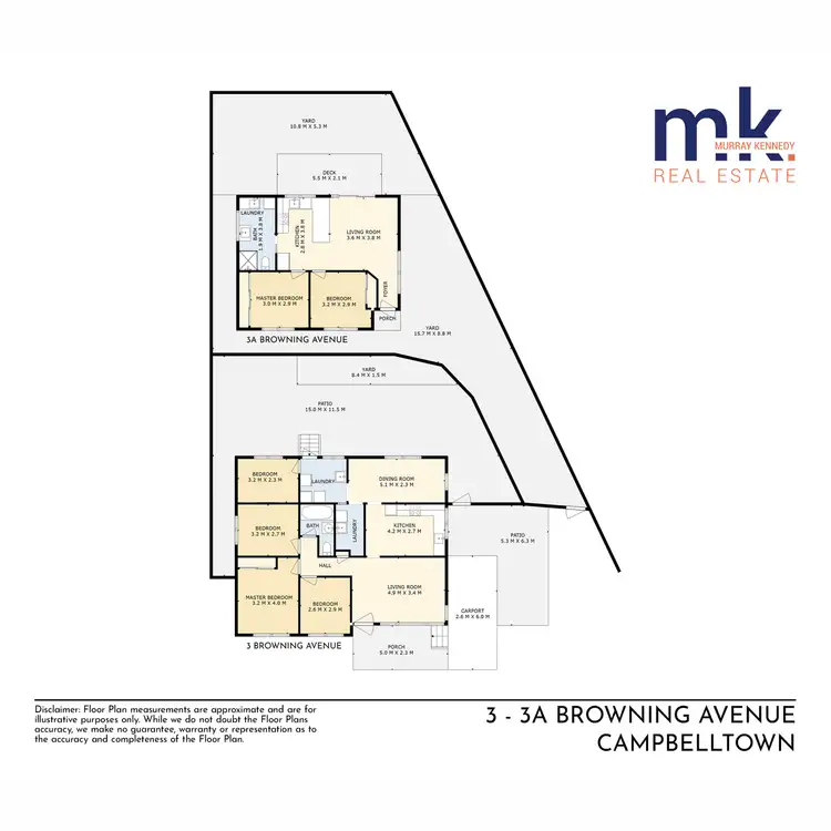 Floorplan of Homely house listing, 3 Browning Avenue, Campbelltown NSW 2560