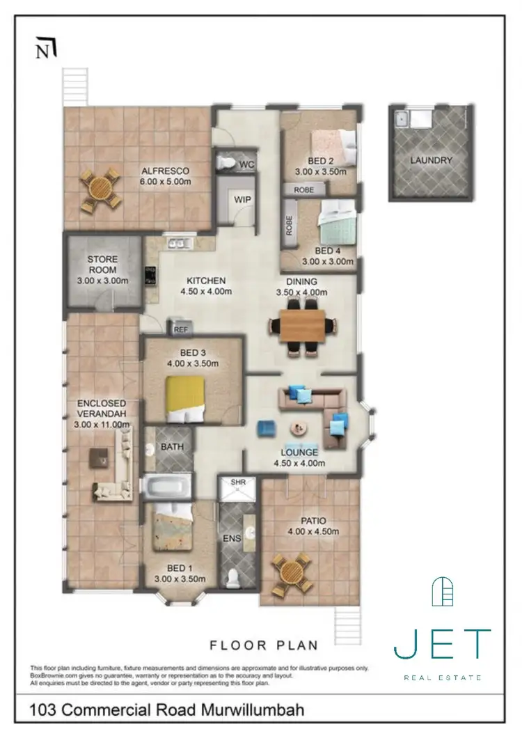 Floorplan of Homely house listing, 103 Commercial Road, Murwillumbah NSW 2484