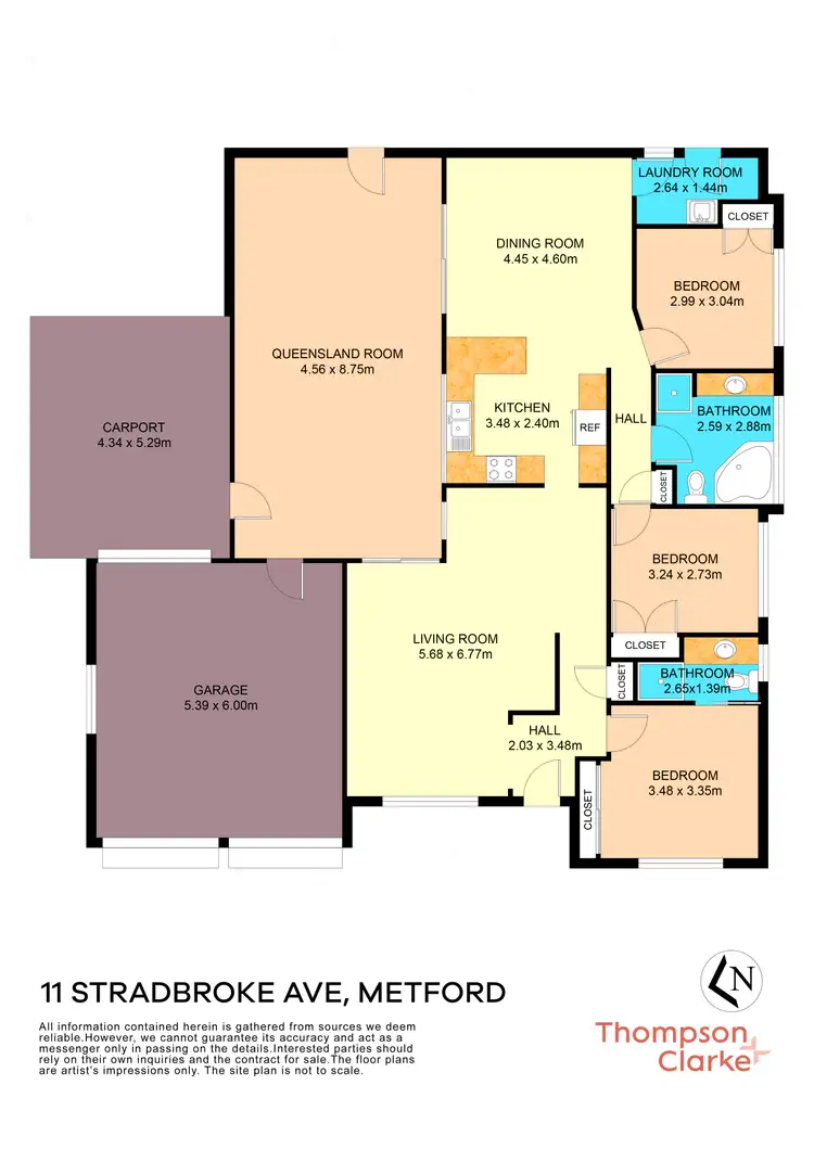 Floorplan of Homely house listing, 11 Stradbroke Avenue, Metford NSW 2323