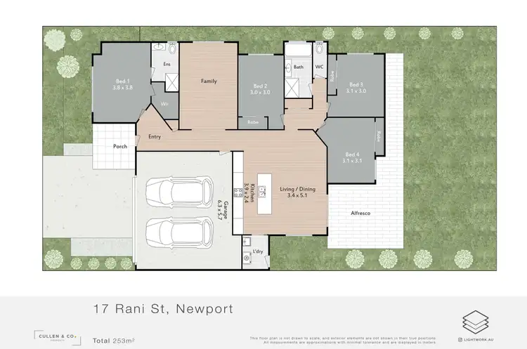 Floorplan of Homely house listing, 17 Rani Street, Newport QLD 4020
