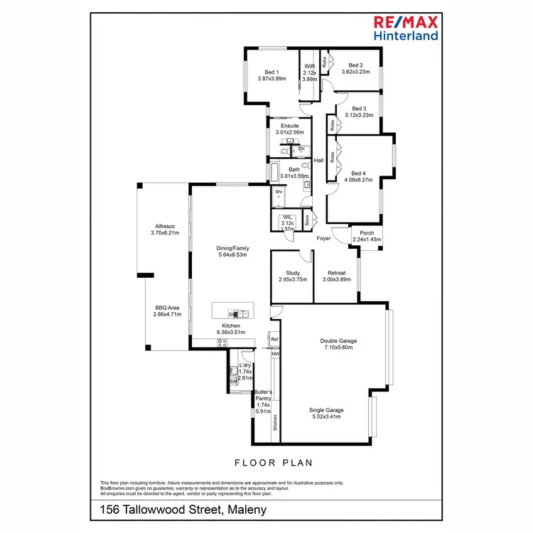 Floorplan of Homely house listing, 156 Tallowwood Street, Maleny QLD 4552